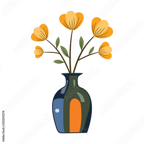 vase with flowers