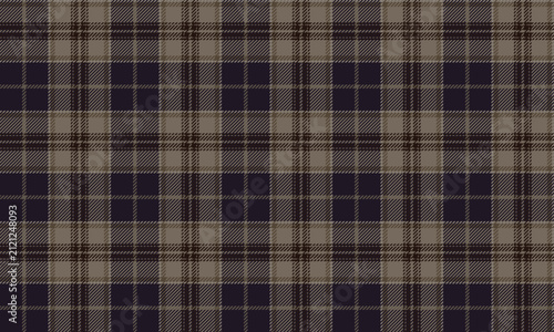 Seamless plaid patterns in purple, beige, and brown evoke a warm vintage atmosphere, ideal for textiles and designing shirts, dresses, skirts, or trousers, giving a timeless classic feel.
