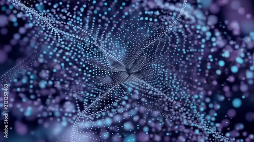 close-up time-lapse of microscopic organism movement in dark water