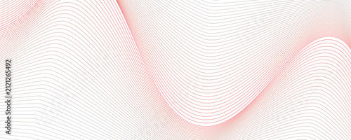 Soft Orange Wave Line Gradient Pattern