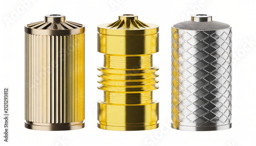 Alkaline Battery Cell Set Electrical Energy Storage Power Supply Isolated Graphic