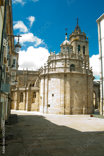 Historic Lugo Cathedral in Sunny Old Town, Spain