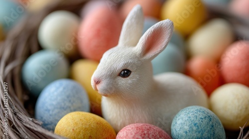 Easter bunny nest eggs