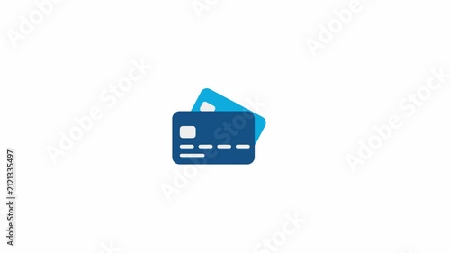 Credit Card Payment Approved Vector Icon Animation