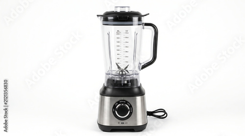 Powerful kitchen blender appliance for healthy smoothies and efficient food preparation on a clean white background