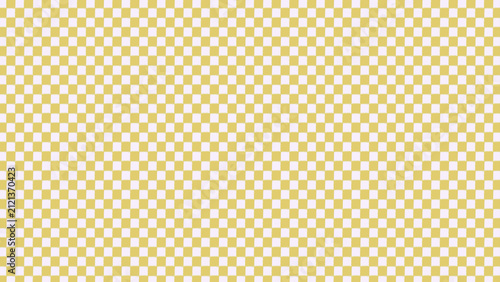 Yellow Checkered Pattern Background, Seamless Geometric Grid Wallpaper, White Square Tile Texture, Checkerboard Backdrop, Minimal Retro Textile Fabric Surface Design