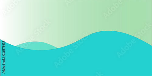 Abstract Blue Wave Background with Flowing Curves, Ocean Motion Lines, Water Pattern Design, Artistic Vector Illustration for Modern Wallpaper and Business Backdrop