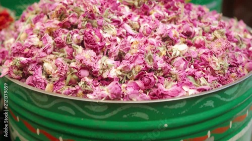 Close-Up of Multicolored Decorative Confetti Flakes Pile for Celebration and Craft Background
