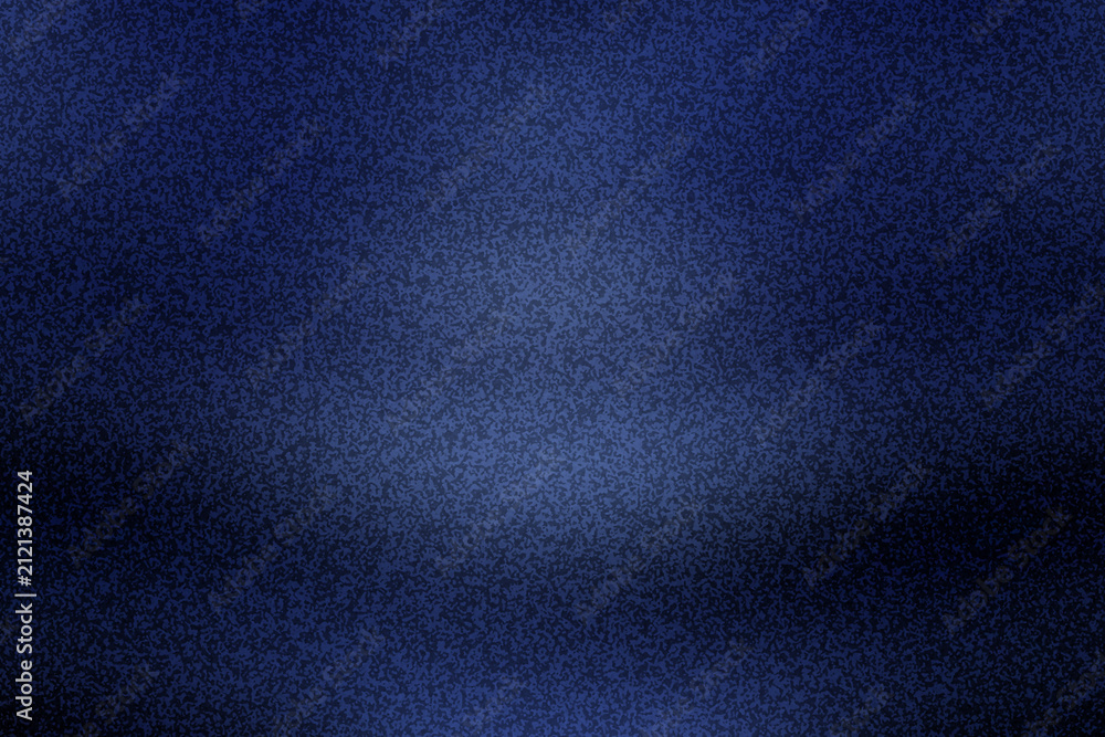 Fototapeta premium Dark blue gradient background. Smooth grainy texture with soft light.