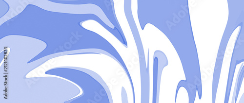 motion of liquid color swirl abstract blue background with white