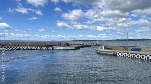 The inlet to the port on Hano island in Blekinge, southern Sweden.