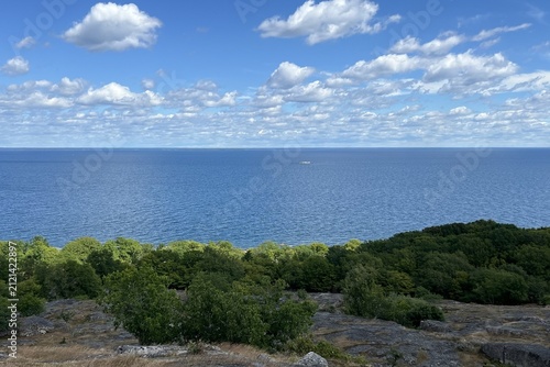 View over the Baltic sea at Hano island, outside Blekinge in southern Sweden.