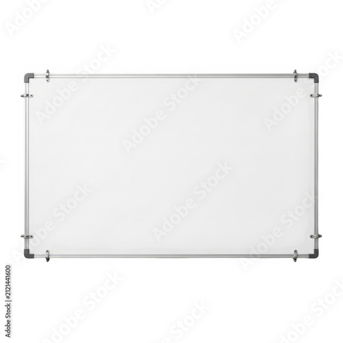 Minimalist empty whiteboard with measurement lines