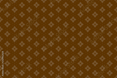 seamless brown modern Thai style retro luxury wallpaper pattern