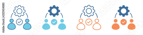 Approach Different Icon Set Simple Style Collection