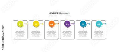 Presentation infographic business template design