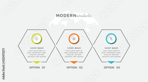 Presentation infographic business template design