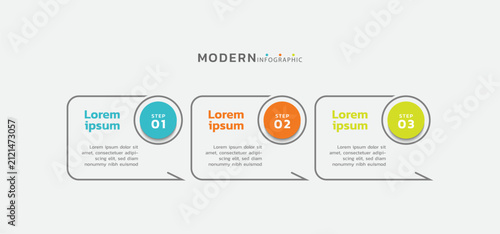Presentation infographic business template design