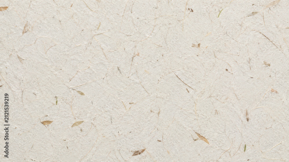 Fototapeta premium A high resolution close up of natural handmade off white recycled paper