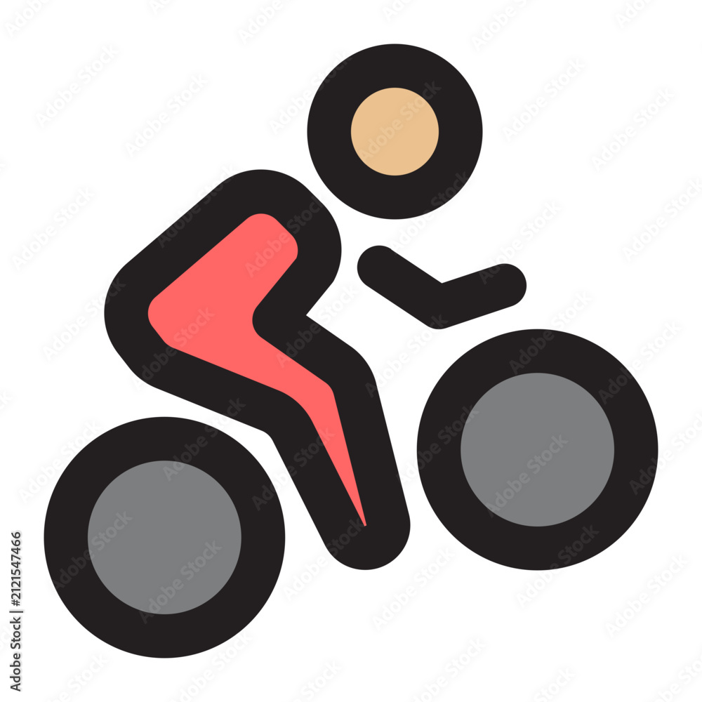 Fototapeta premium BMX Icon Illustration