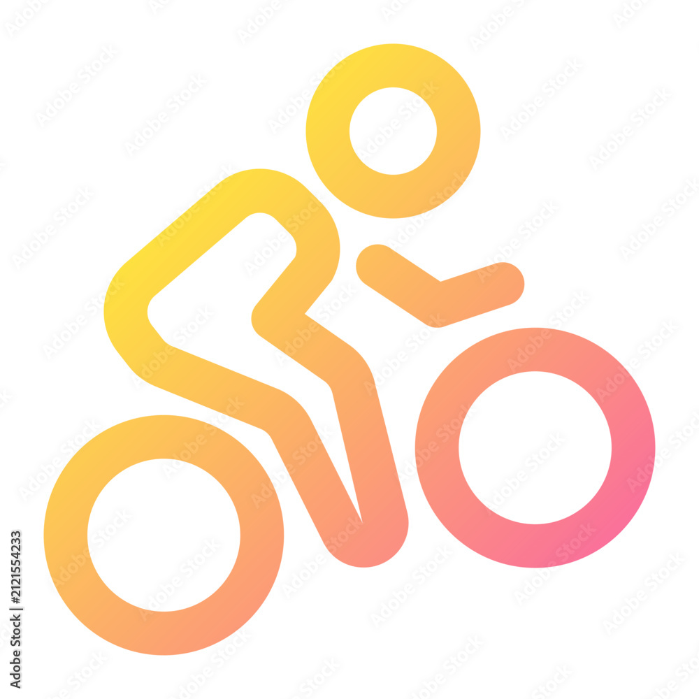 Fototapeta premium BMX Icon Illustration