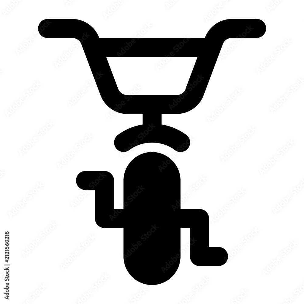 Fototapeta premium BMX Icon Illustration