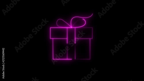  render with colorful gift boxes with ribbons and reflections