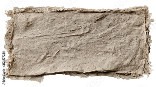 Vintage Handmade Paper Frame Alpha Channel Texture Border