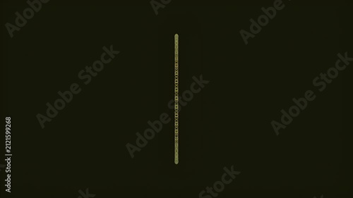 Minimalist vertical line on dark background with abstract design