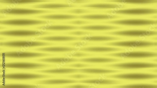 Abstract yellow geometric pattern with wavy lines and optical illusion