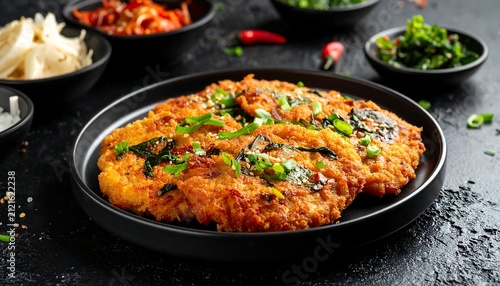 Delicious homemade pizza with fresh vegetables on a plate.