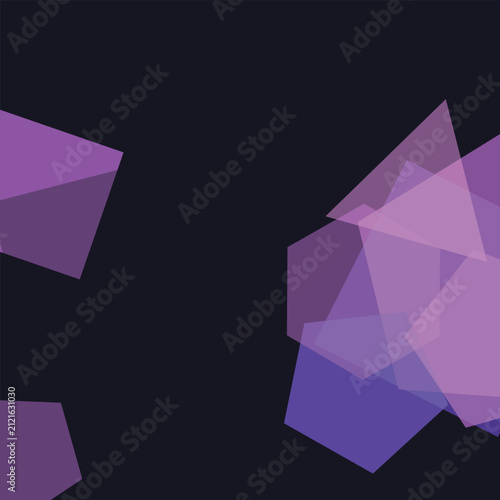 Abstract purple geometric low poly mesh background vector art
