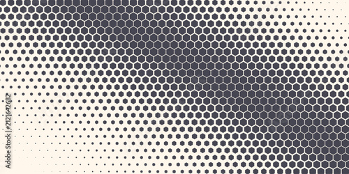 Hexagon Shapes Vector Abstract Geometric Technology Retrowave Sci-Fi Texture Isolated on Light Background. Minimal 80s Style Dynamic Tech Wallpaper