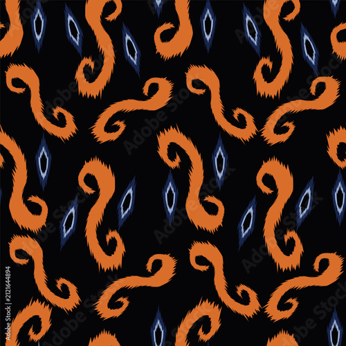 seamless pattern of fire