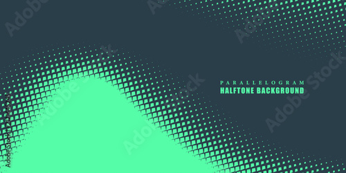 Parallelogram Shapes Vector Abstract Geometric Technology Retrowave Sci-Fi Texture Isolated on Green Light Background. Minimal 80s Style Dynamic Tech Wallpaper.
