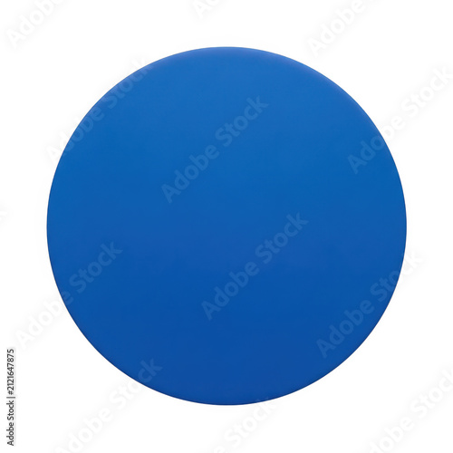 Solid blue circle icon