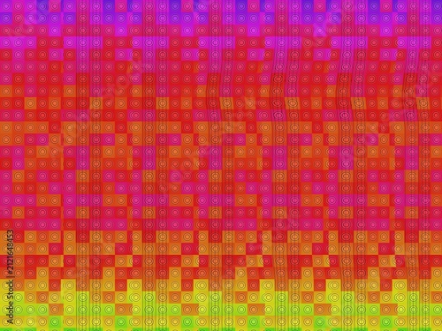 Obraz na plátně Hidden 3D number 1 stereogram illusion