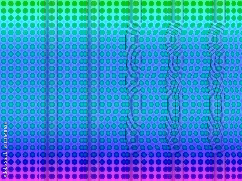 Fotografie Hidden 3D number 5 stereogram illusion