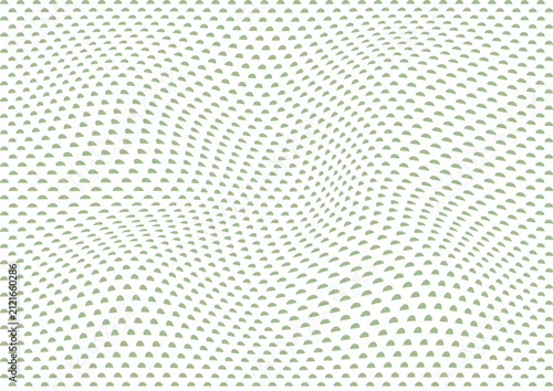 Sage Green Geometric Wavy Undulating Background