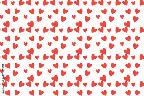 pattern with red hearts