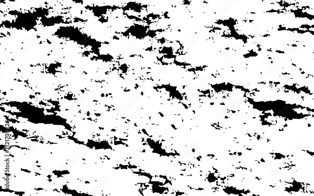 Fototapeta premium Abstract black distressed grunge texture overlay with speckles vector background