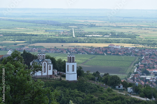 Фотография The curch on a hill in Vršac, Banat Region, Vojvodina