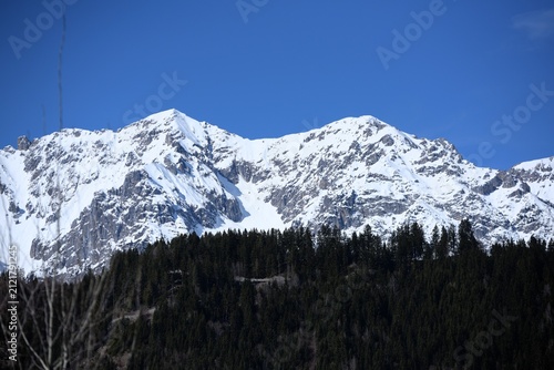Photography The Alps after a winter snowfall