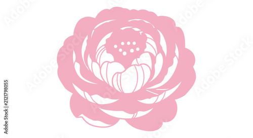 Elegant lily flower illustration against a brown background vector design