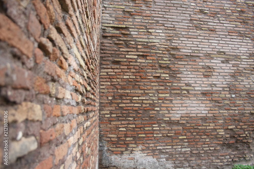 Photography old brick wall