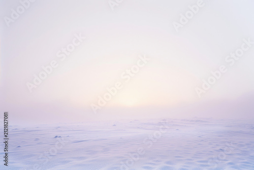 Pastel Seascape Horizon Background With Copy Space
