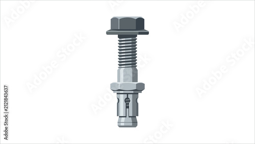 Industrial Metal Expansion Anchor Bolt for Concrete Fastening Graphic
