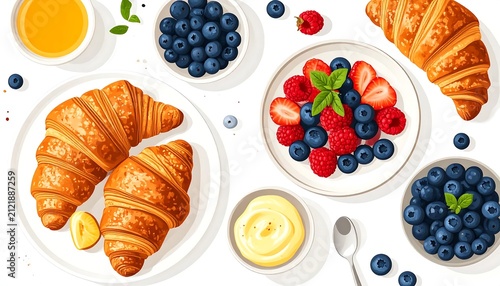 Colorful assortment of fresh berries and citrus fruits.