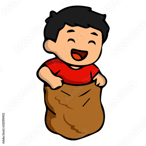 Character illustration design for children's animation competitions in biscuit eating, sack racing, tug of war, pole climbing, and marbles competitions.