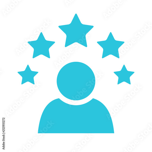 Talent icon, Isolated on White Background